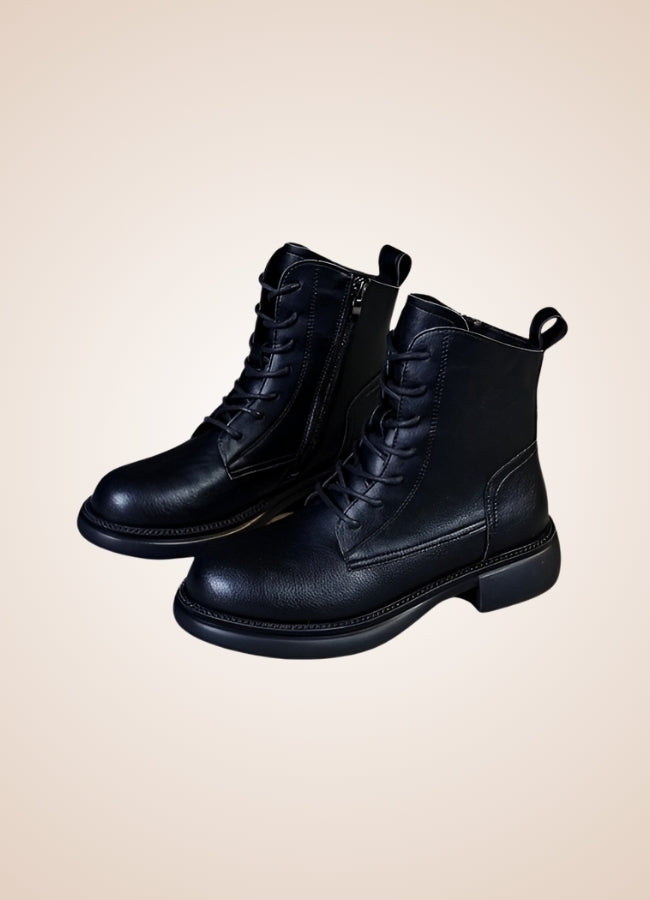 Men's Leather Motorcycle Boots - Steampunk Australia