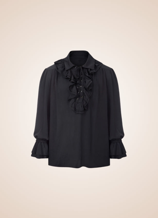 Men's Pirate Ruffles Shirt - Steampunk Australia