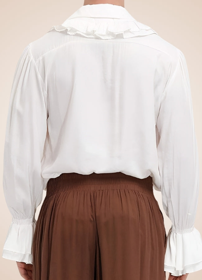Men's Pirate Ruffles Shirt - Steampunk Australia