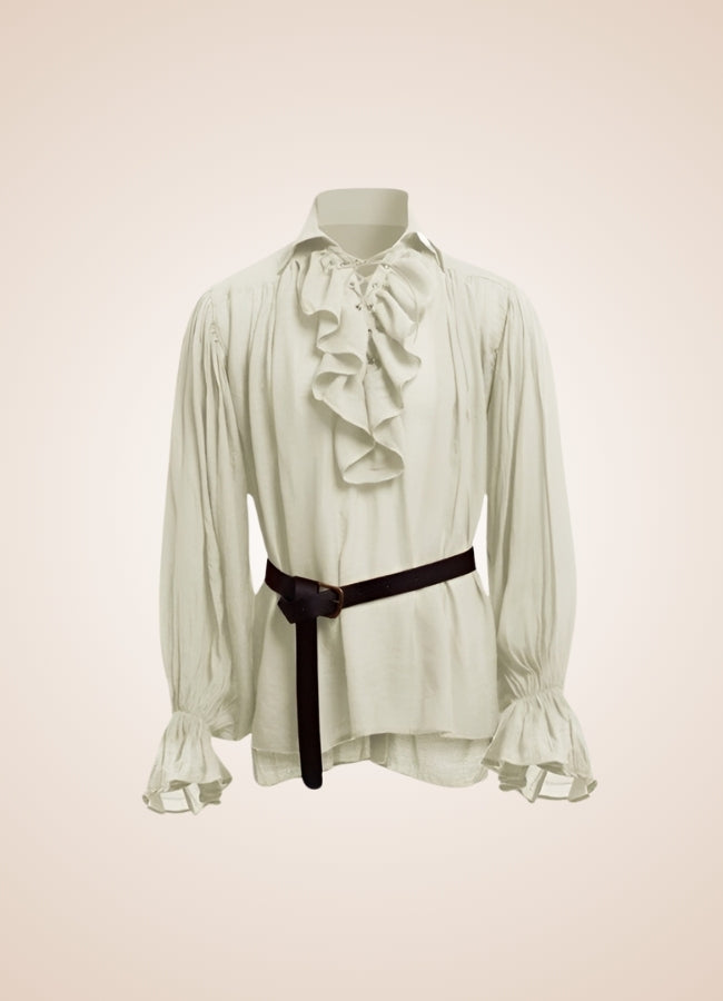 Men's Ruffled Pirate Shirt - Steampunk Australia