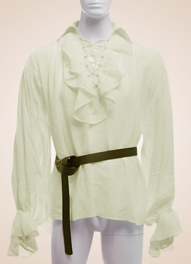 Men's Ruffled Pirate Shirt - Steampunk Australia