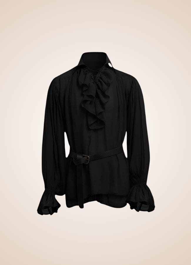 Men's Ruffled Pirate Shirt - Steampunk Australia