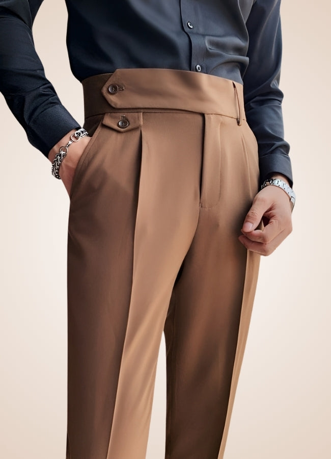Men's Steampunk High Waist Pants - Steampunk Australia