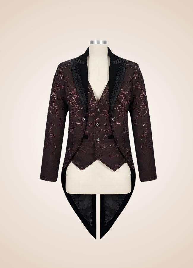Men's Steampunk Jacket With Tailcoat - Steampunk Australia