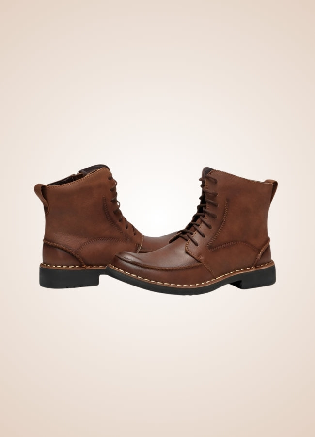 Men's Steampunk Leather Boots - Steampunk Australia