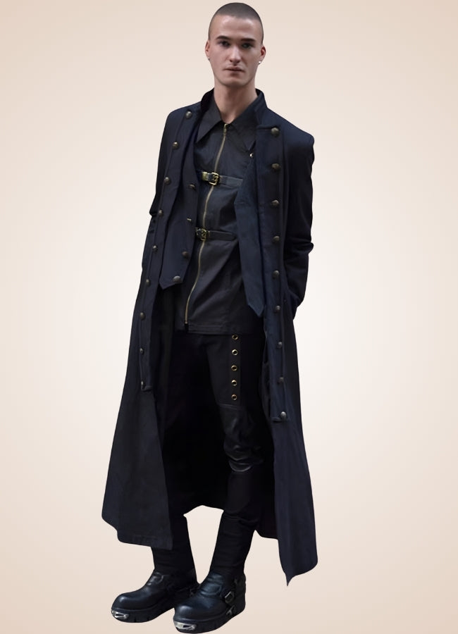 Men's Steampunk Long Coat - Steampunk Australia