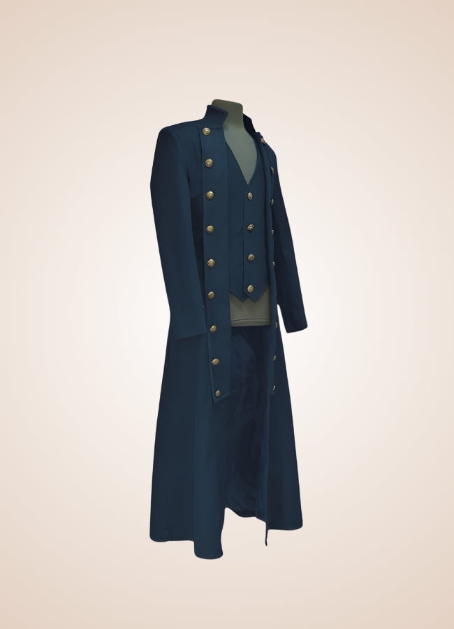 Men's Steampunk Long Coat - Steampunk Australia
