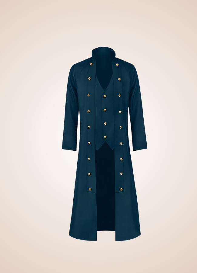 Men's Steampunk Long Coat - Steampunk Australia