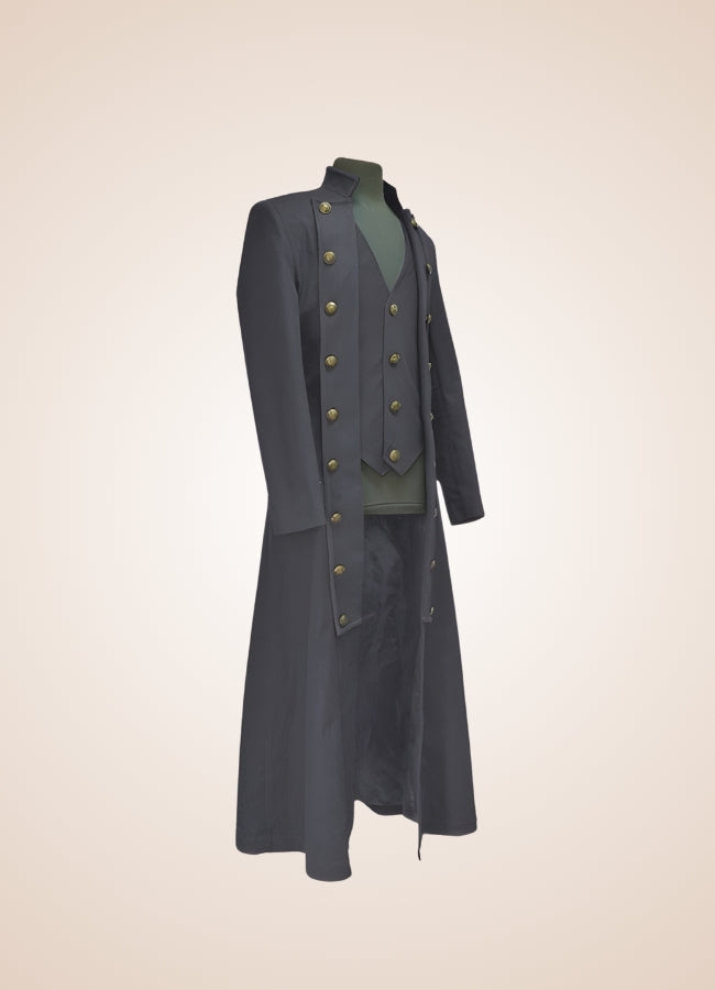 Men's Steampunk Long Coat - Steampunk Australia