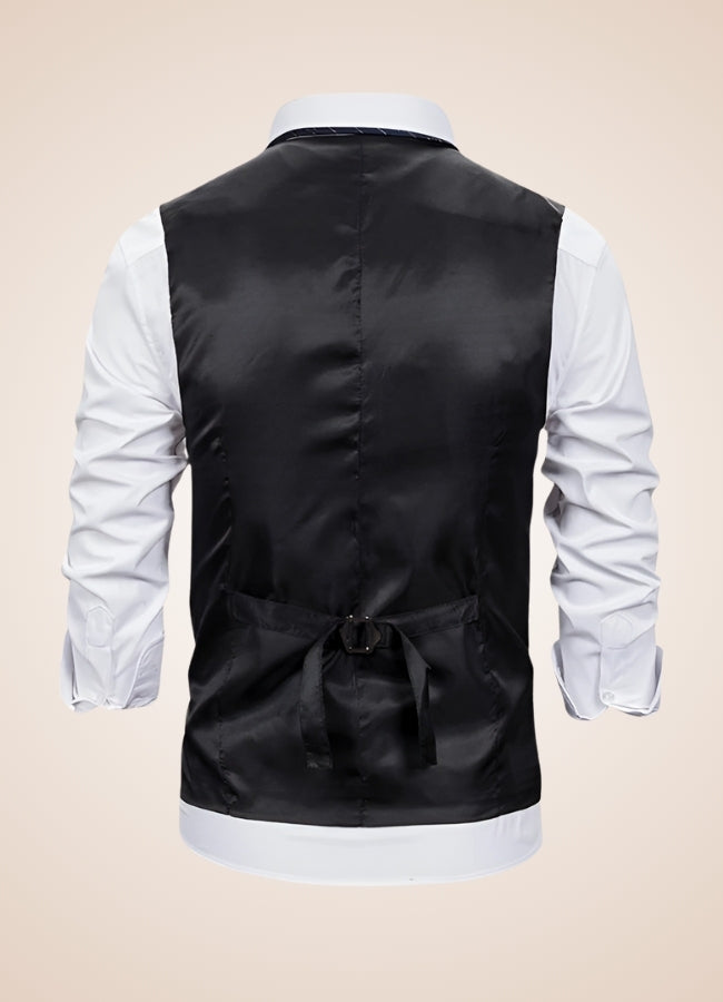 Men's Suit Vest With Chain - Steampunk Australia