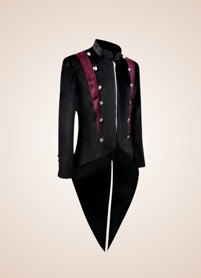 Men's Velvet Tailcoat - Steampunk Australia