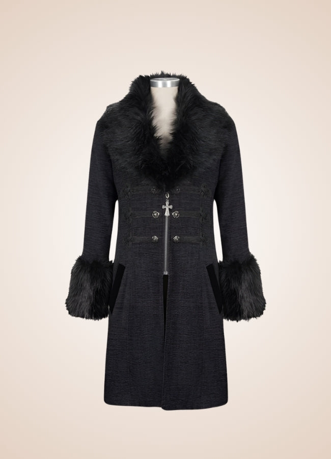 Men's Victorian Black Coat - Steampunk Australia