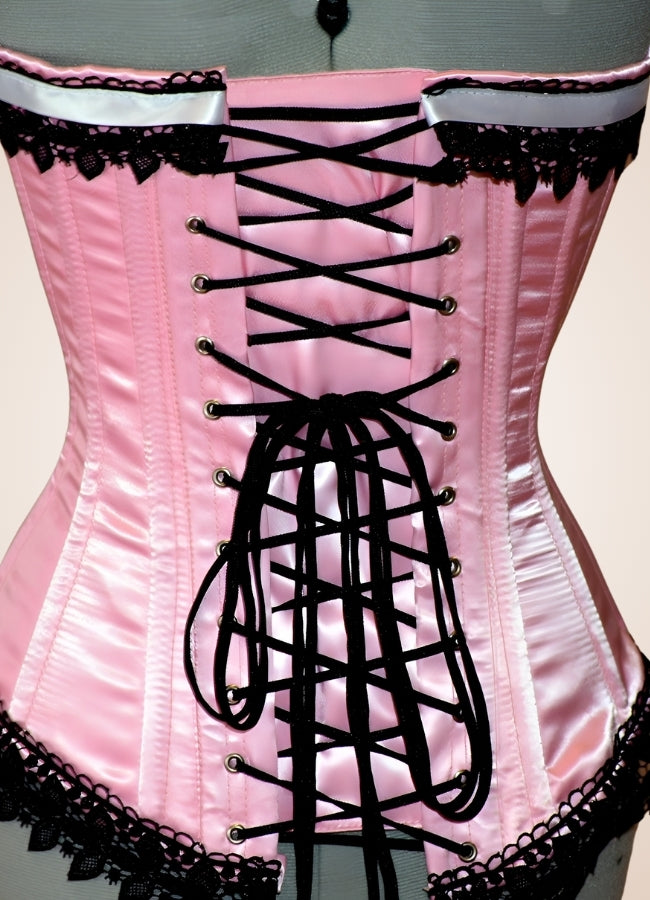 Pink Steampunk Vintage Corset - Steampunk Australia