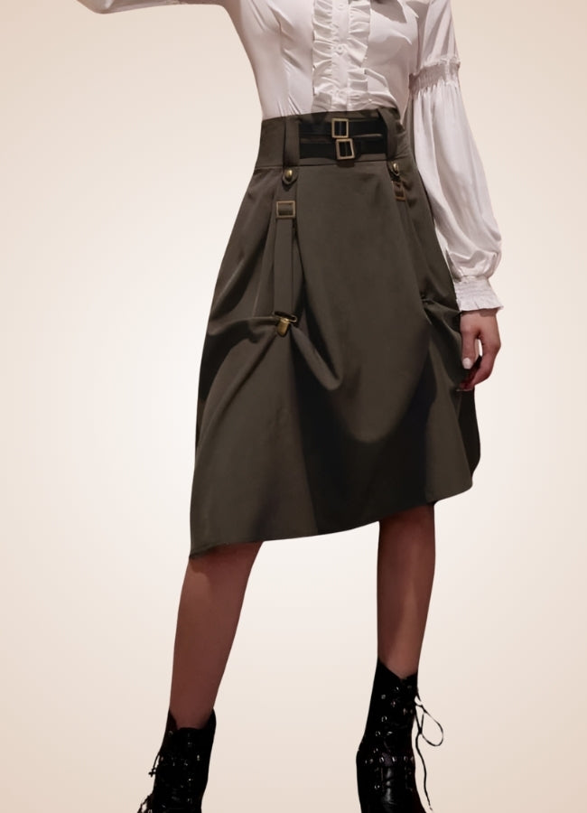 Pirate Straps Steampunk Skirt - Steampunk Australia