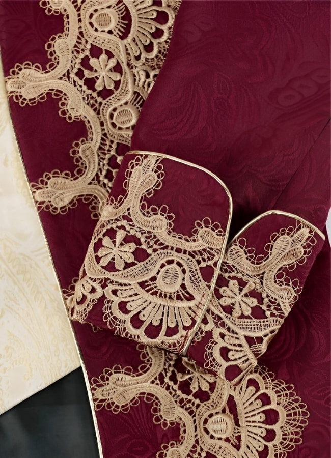 Red Victorian Renaissance Jacket - Steampunk Australia