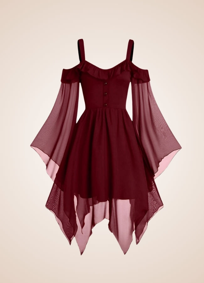 Red Victorian Steampunk Dress - Steampunk Australia