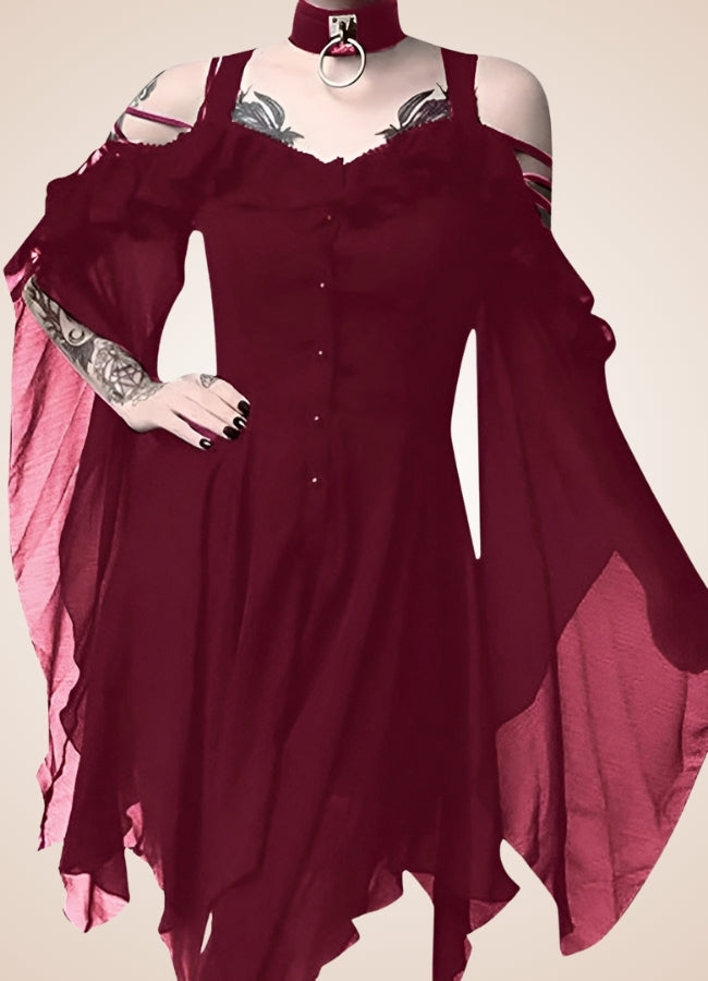 Red Victorian Steampunk Dress - Steampunk Australia