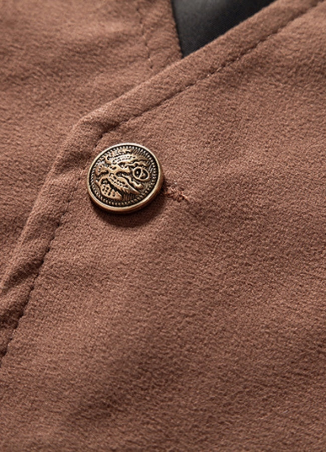 Retro Brown Suit Vest - Steampunk Australia