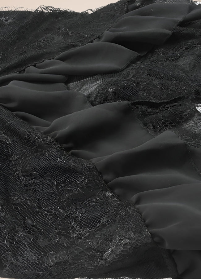Ruffled Mesh Steampunk Skirt - Steampunk Australia