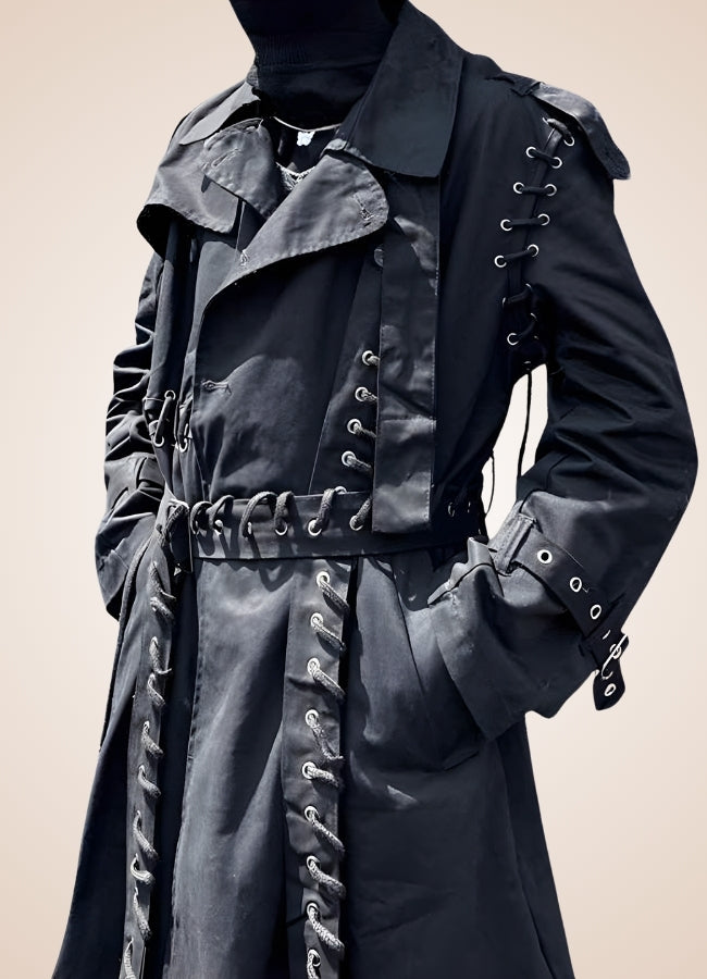 Sewed Steampunk Trench Coat - Steampunk Australia