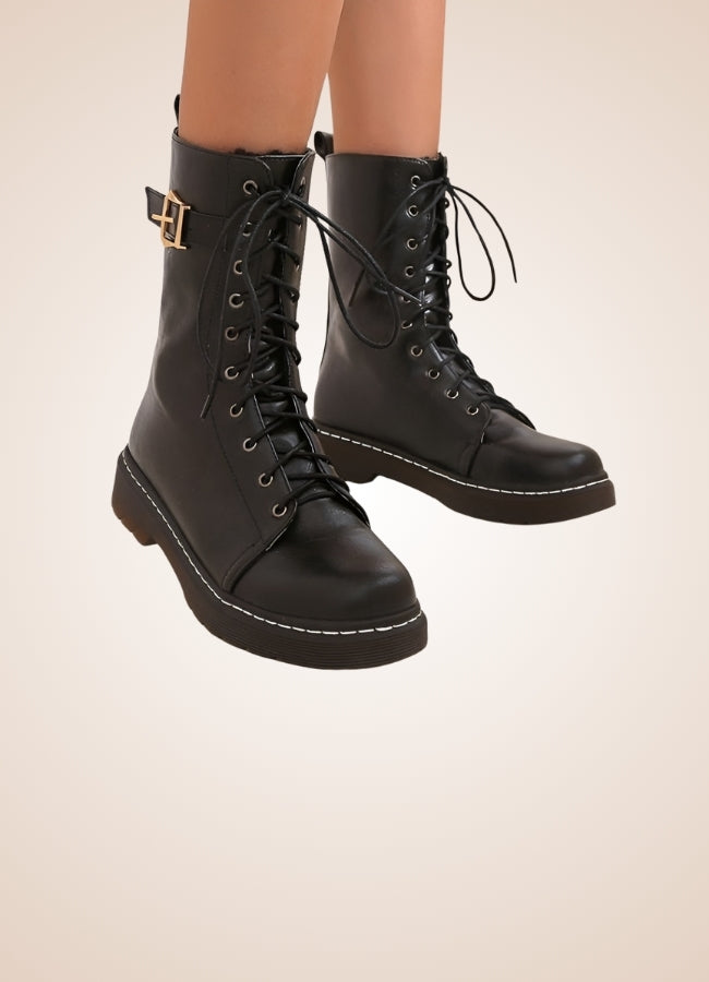 Single Buckle Steampunk Boots - Steampunk Australia