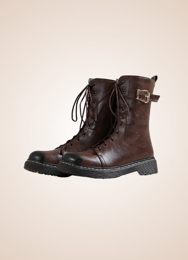 Single Buckle Steampunk Boots - Steampunk Australia