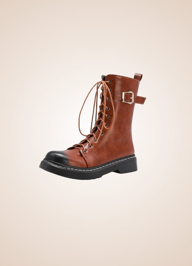 Single Buckle Steampunk Boots - Steampunk Australia