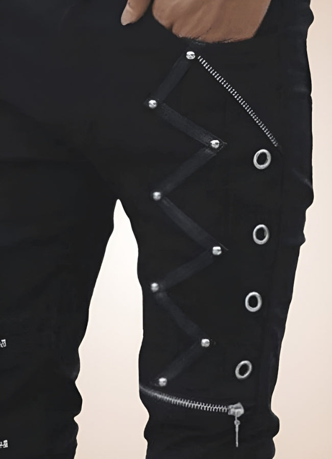 Slim Fit Spring Trousers - Steampunk Australia