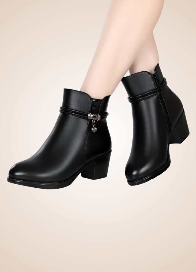 Soft Leather Women's Ankle Boots - Steampunk Australia