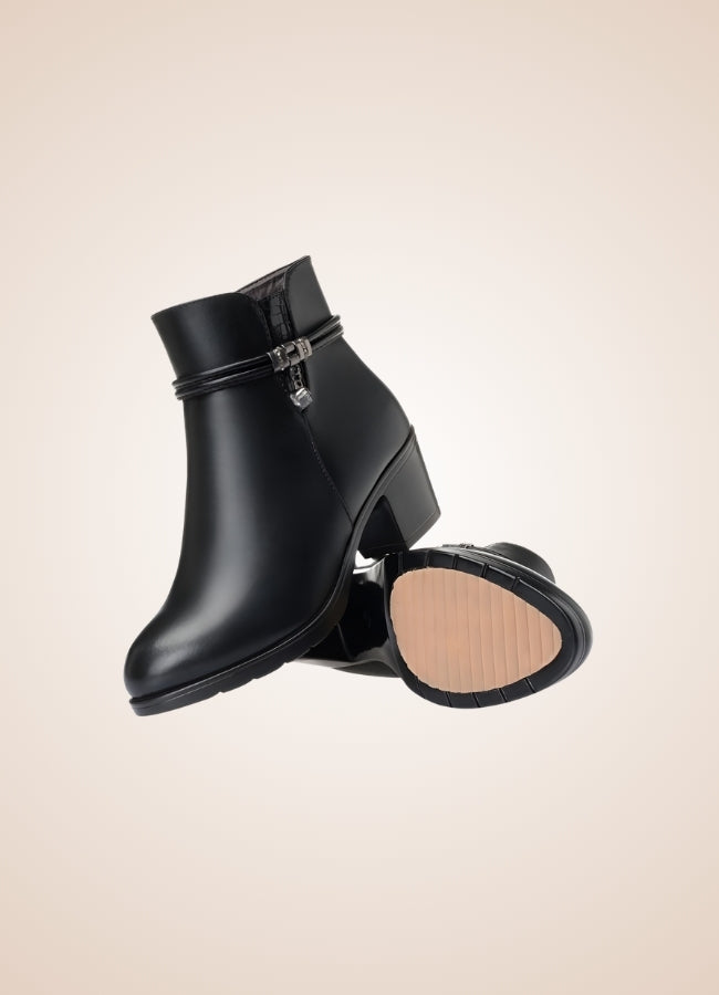 Soft Leather Women's Ankle Boots - Steampunk Australia