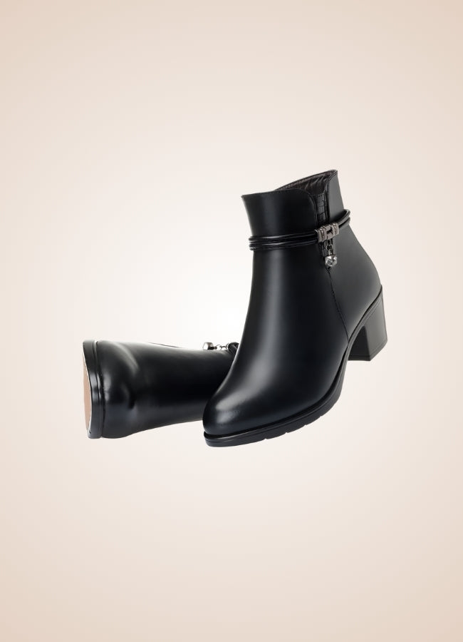 Soft Leather Women's Ankle Boots - Steampunk Australia
