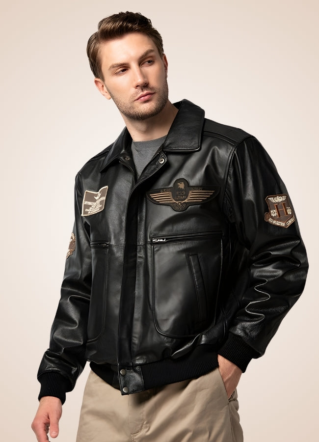 Steampunk Aviator Leather Jacket - Steampunk Australia