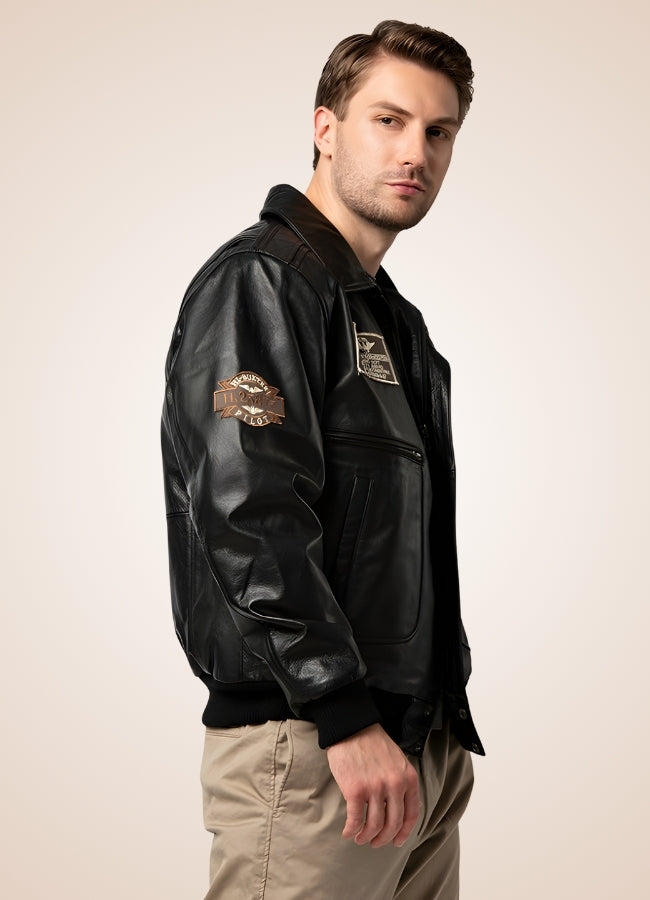 Steampunk Aviator Leather Jacket - Steampunk Australia