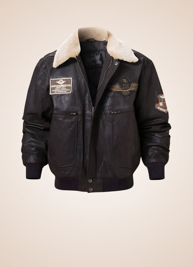Steampunk Aviator Leather Jacket - Steampunk Australia