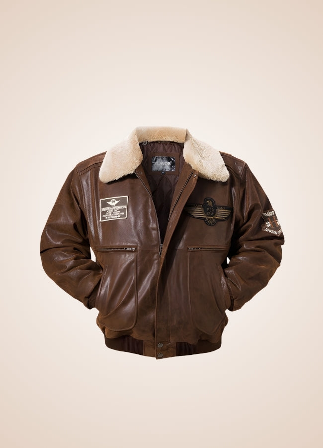 Steampunk Aviator Leather Jacket - Steampunk Australia