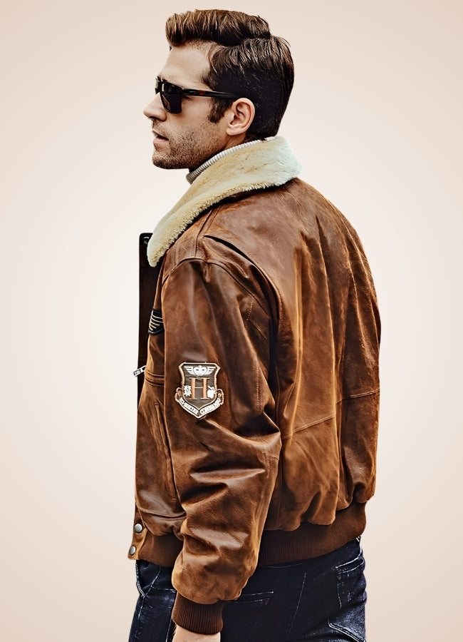 Steampunk Aviator Leather Jacket - Steampunk Australia
