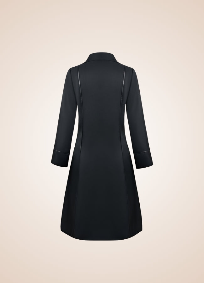 Steampunk Black Goth Women's Coat - Steampunk Australia