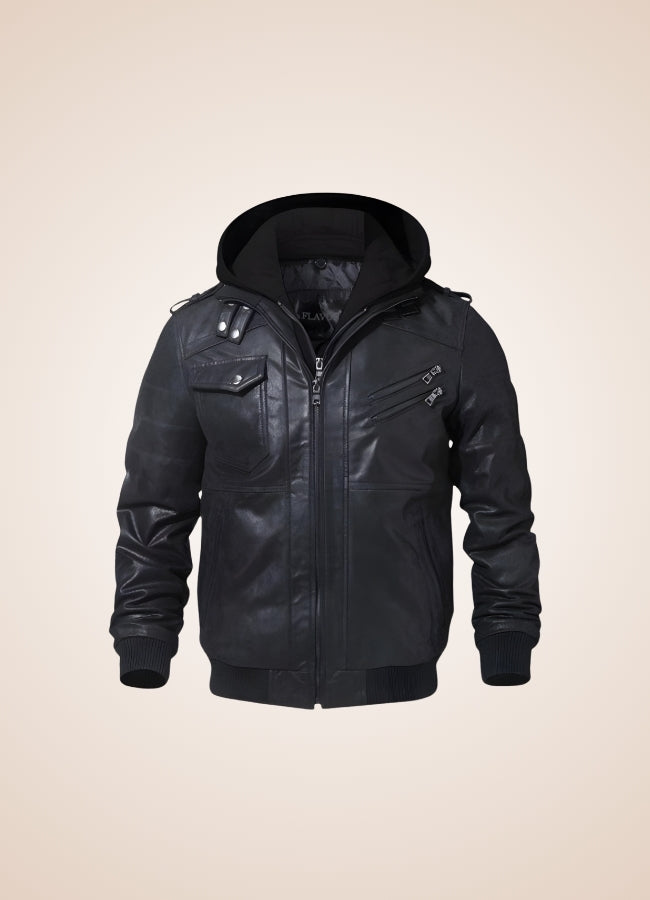 Steampunk Black Leather Jacket - Steampunk Australia