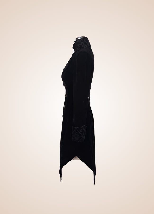 Steampunk Black Trench Coat - Steampunk Australia