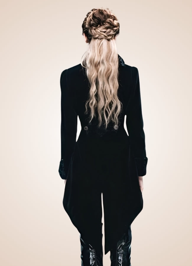 Steampunk Black Trench Coat - Steampunk Australia