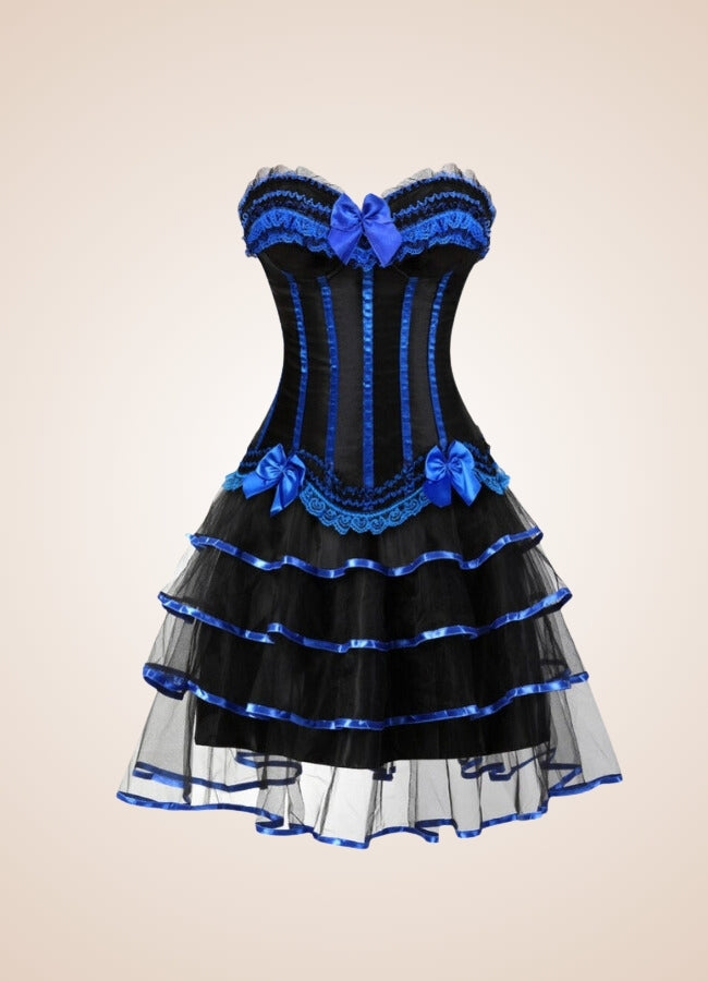 Steampunk Bowknot Corset Dress - Steampunk Australia