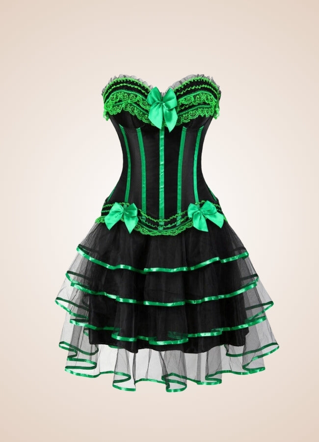 Steampunk Bowknot Corset Dress - Steampunk Australia
