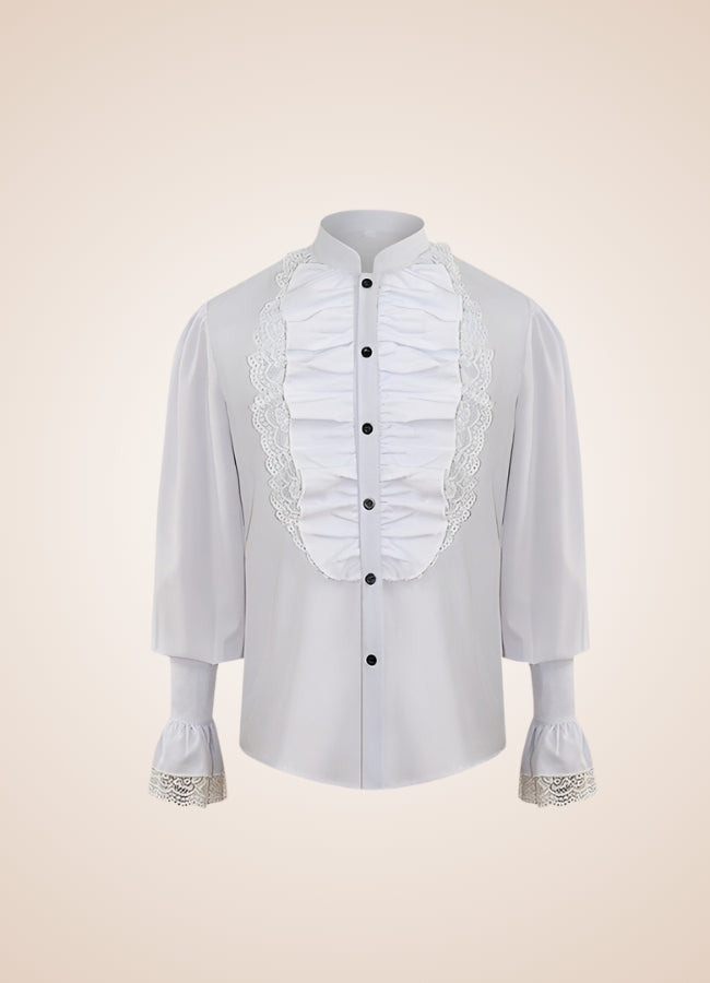 Steampunk British Style Ruffle Shirt - Steampunk Australia
