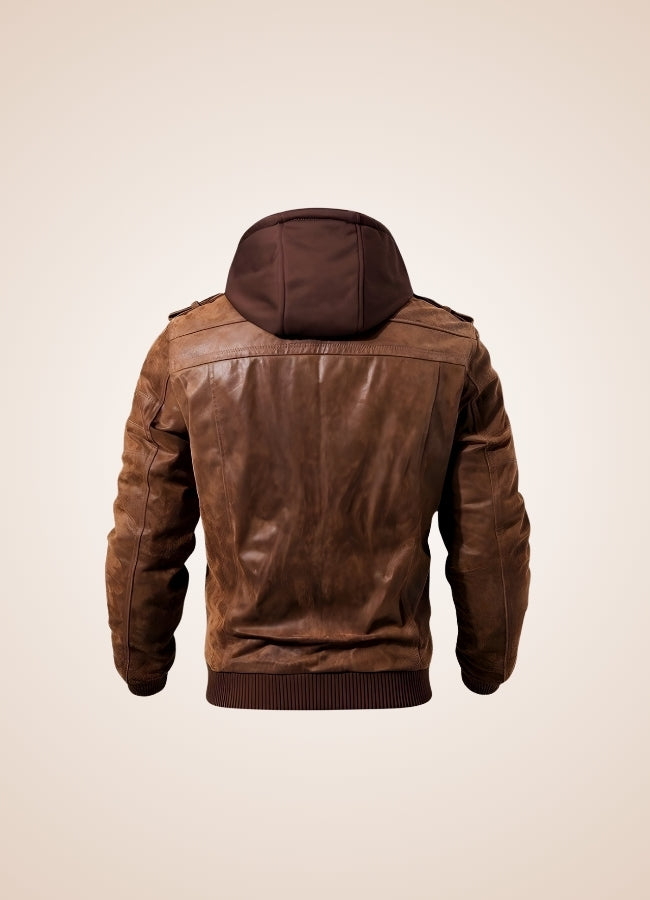 Steampunk Brown Leather Jacket - Steampunk Australia