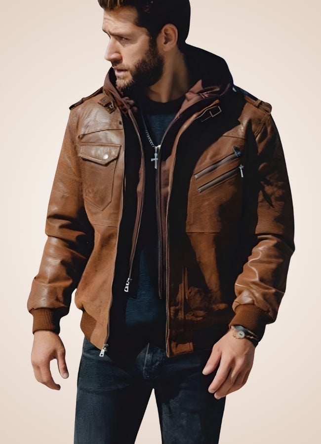 Steampunk Brown Leather Jacket - Steampunk Australia