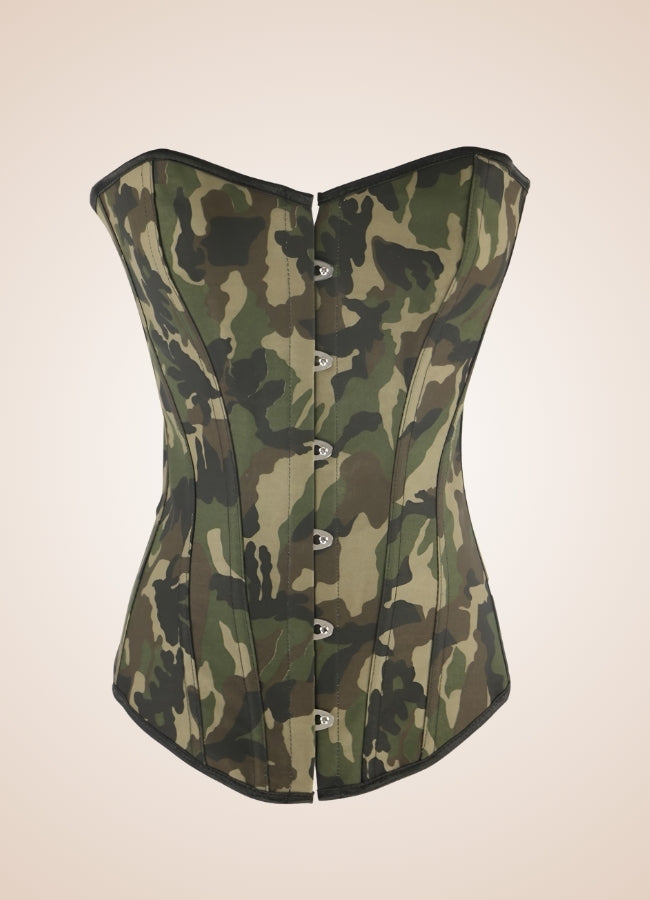 Steampunk Camouflage Corset - Steampunk Australia