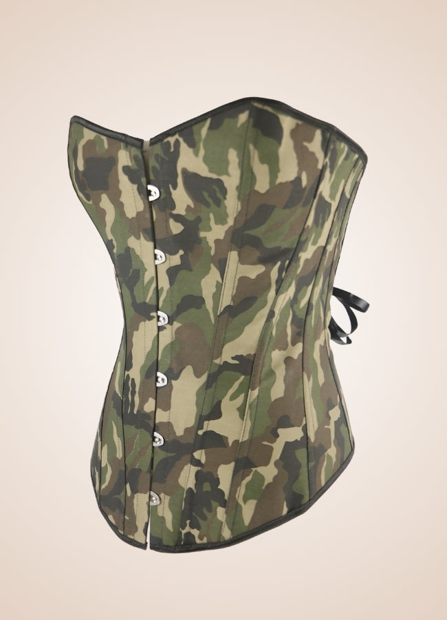 Steampunk Camouflage Corset - Steampunk Australia