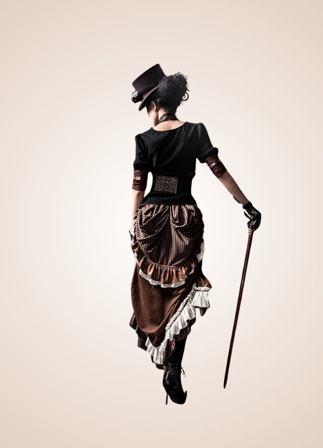 Steampunk Clock Corset Belt - Steampunk Australia