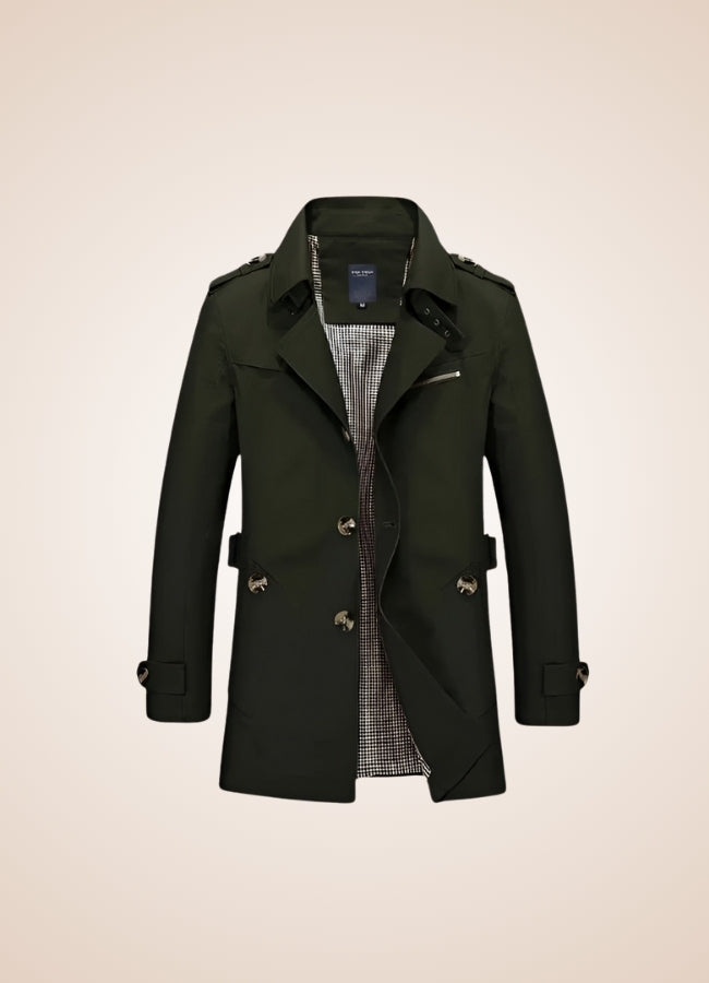 Steampunk Cotton Trench Coat - Steampunk Australia