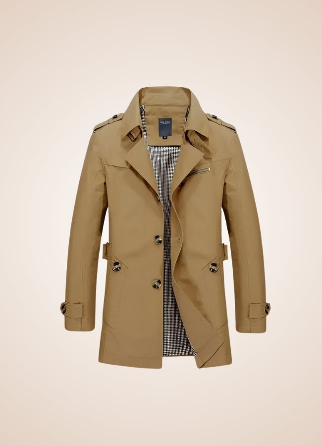 Steampunk Cotton Trench Coat - Steampunk Australia